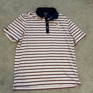 Good Good Golf Polo Mens XL Red White and Blue Patriotic July 4th American